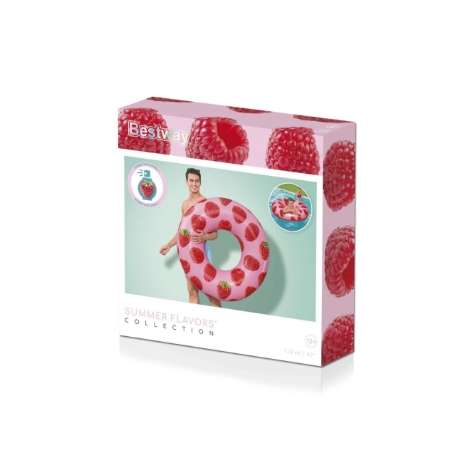 Large Swimming Ring Bestway Raspberry Design