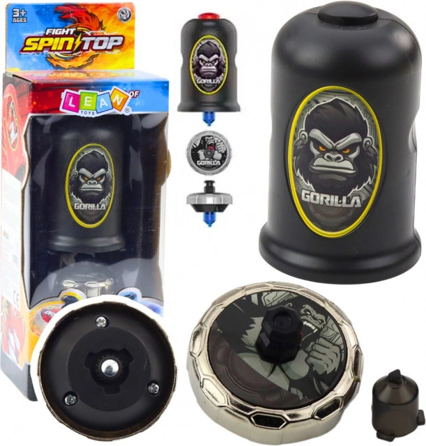 Set Launcher with Flying Disc Gorilla Black
