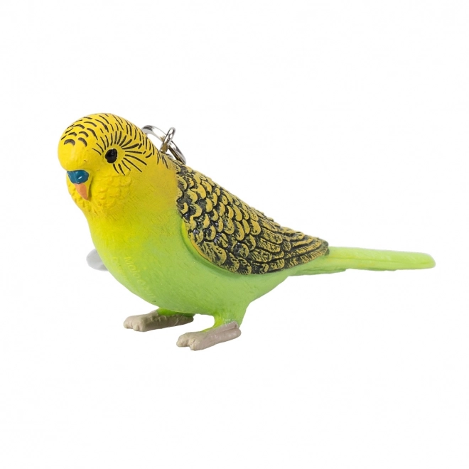 Green Budgerigar Keychain