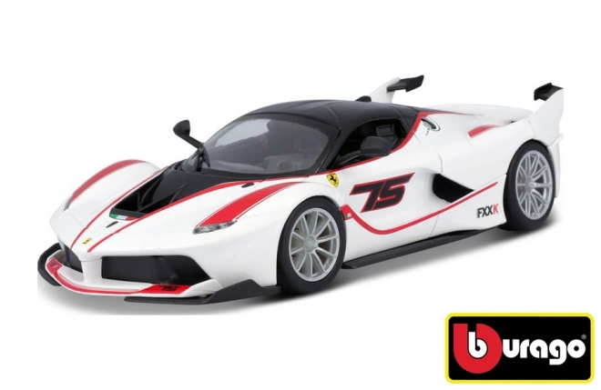 Ferrari Racing FXX K White Diecast Model by Bburago