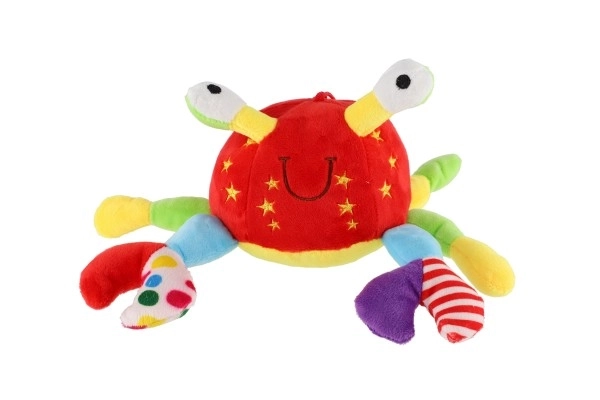 Plush Rattle Crab Toy