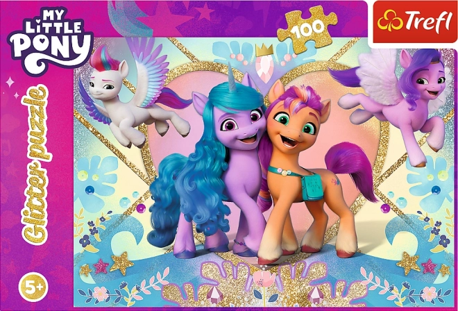 Trefl Glitter Puzzle My Little Pony 100 Pieces