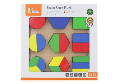 Wooden Puzzle - Colors and Shapes