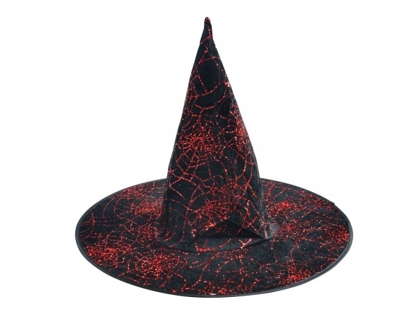 Adult Black and Purple Witch Hat