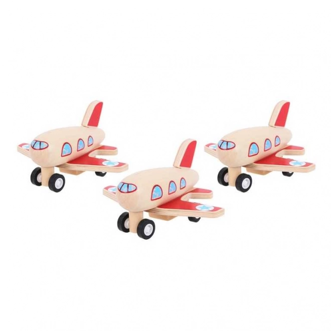 Wooden Wind-up Plane by Bigjigs Toys