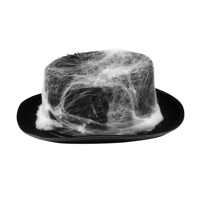 Halloween Cobweb Hat with Spiders