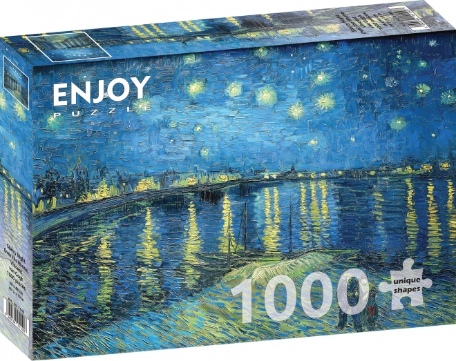 Enjoy Puzzle Vincent Van Gogh Starry Night Over the Rhône 1000 Pieces