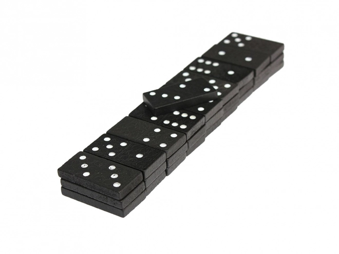 Wooden Domino Set with 28 Pieces