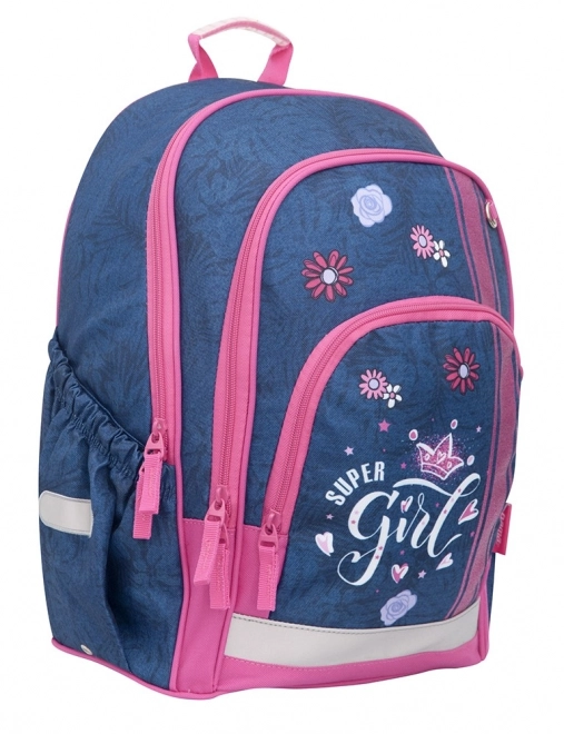Girls' School Backpack Jeans