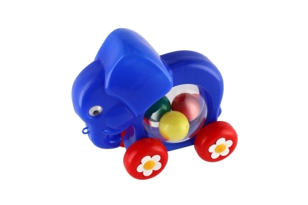 Pull-Along Elephant with Moving Balls Toy