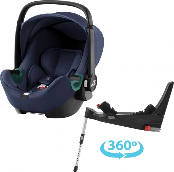 Baby-Safe 3 i-Size autós gyerekülés Flex Base 5Z alappal indigókék színben