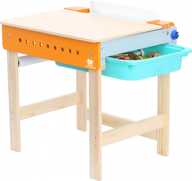 wooden folding workbench 2-in-1