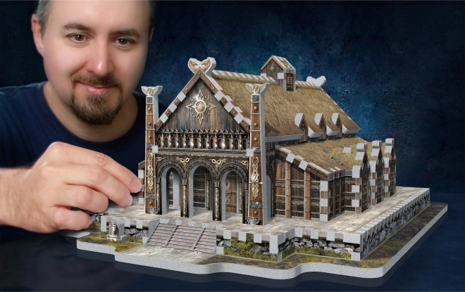 WREBBIT 3D puzzel De Heer der Ringen: Gouden Hal van Edoras