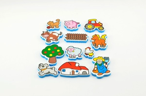 Animal Foam Stickers for Bath Time Fun