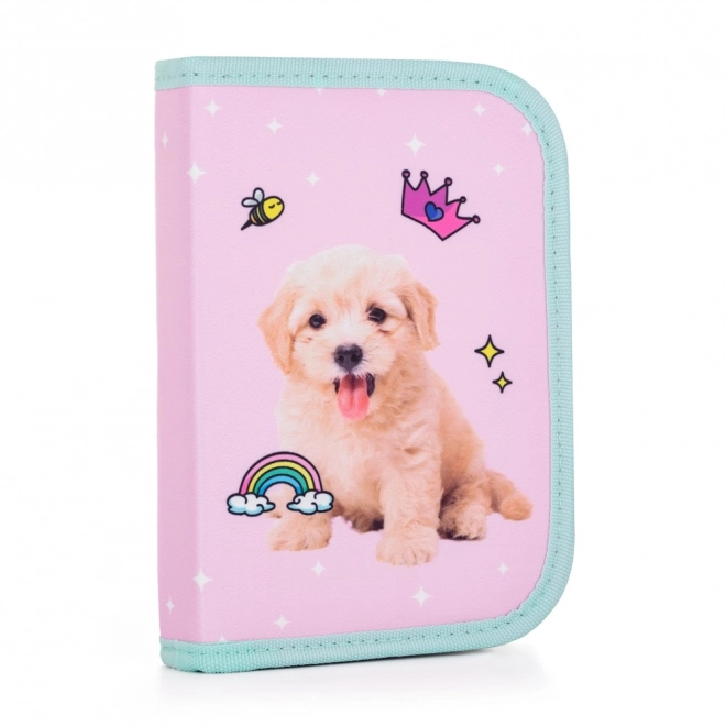 Single Compartment Pet Design School Pencil Case