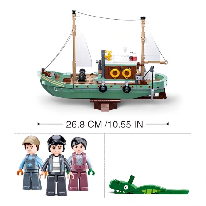 Sluban Model Bricks Fishing Boat Ellie