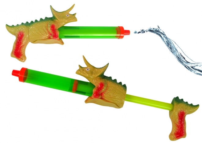 Green Dinosaur Water Gun for Outdoor Fun