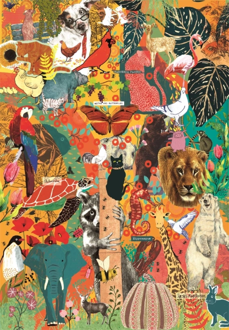 Clementoni Puzzle More is More: Animals and Plants 1000 Pieces