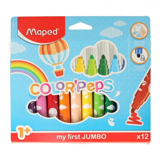 Maped Color'Peps Jumbo Washable Markers Set