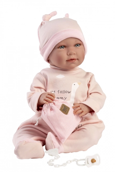 Realistic Talking Newborn Doll with Sounds 42cm