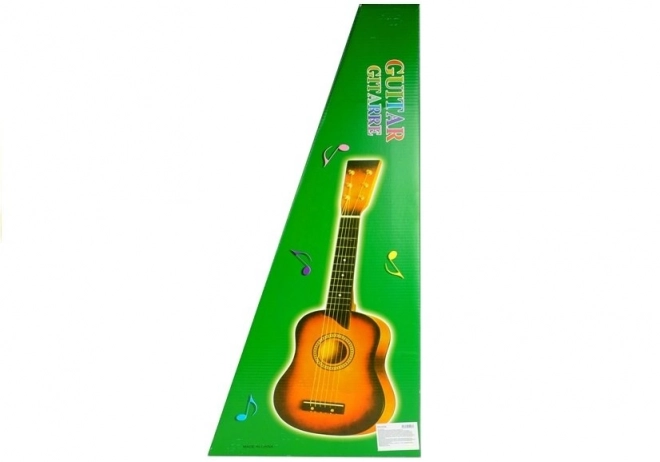 Wooden Classical Guitar with Plectrum Red