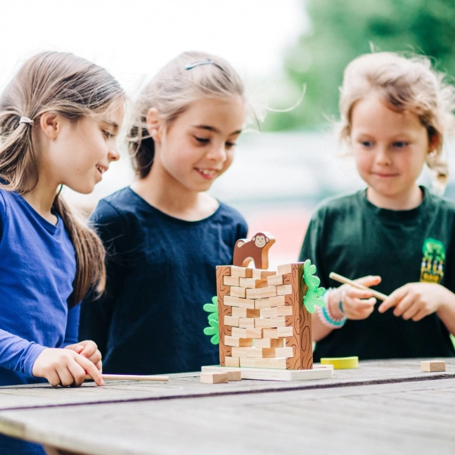 Falling Jungle Wooden Motor Skills Game