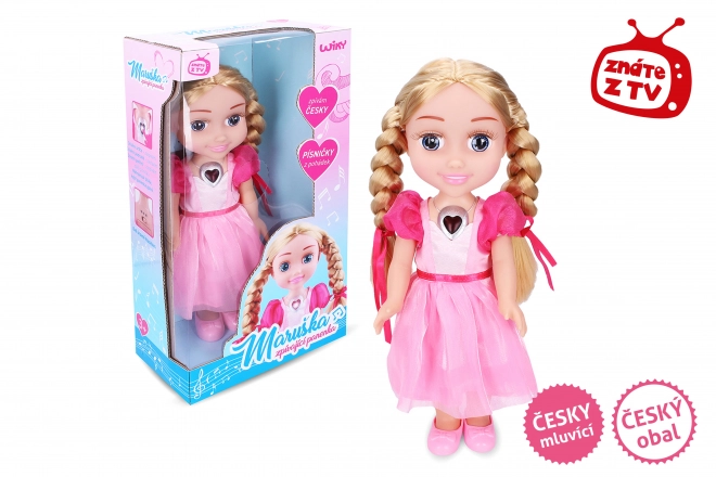 Singing Doll Maruška 33 cm - Czech Packaging