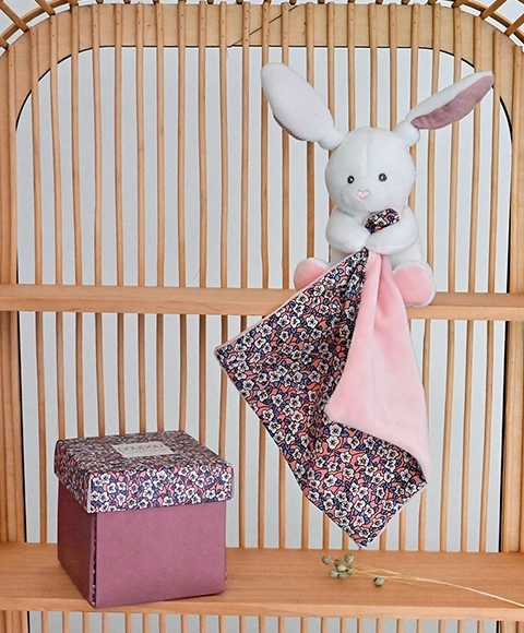 Doudou Gift Set - Plush Bunny and Blanket