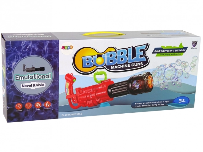 Red Bubble Gun Toy