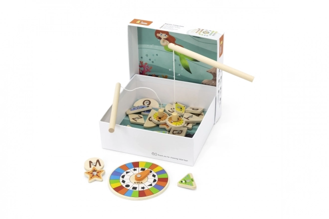 Wooden Magnetic Fishing Game