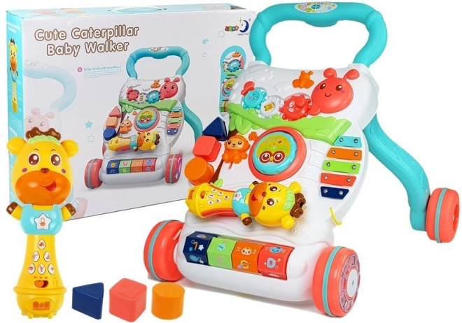 Educational Baby Walker with Interactive Microphone