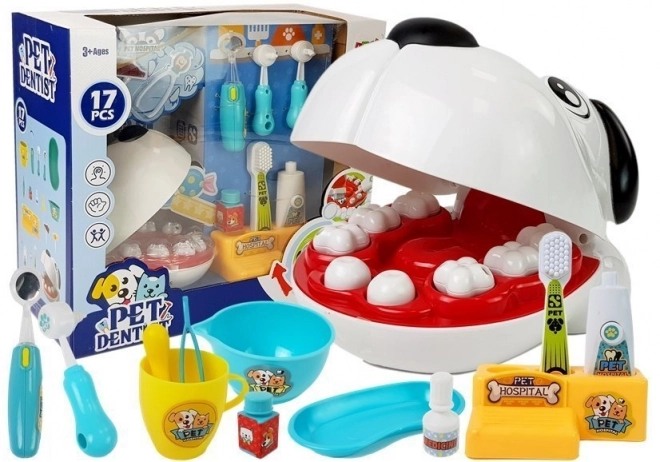 Toy Dentist Kit for Kids with Dog