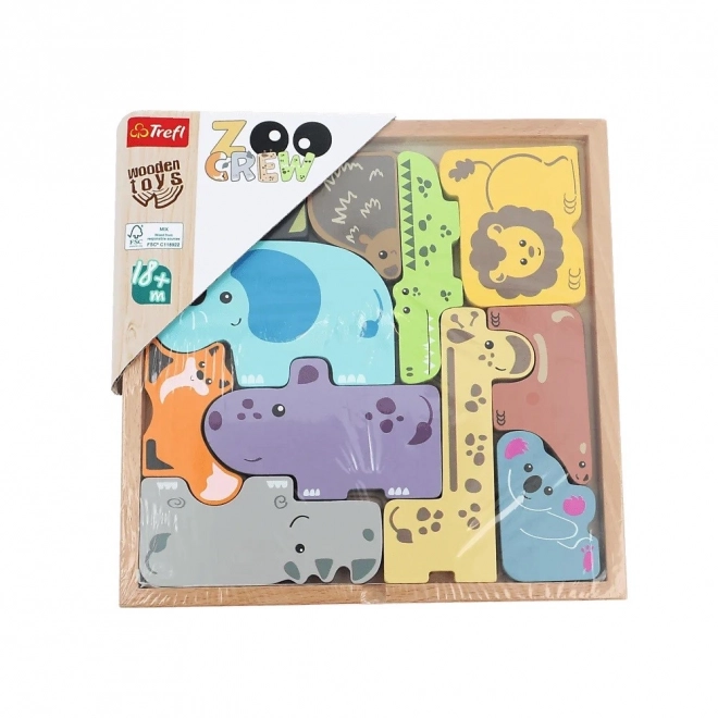 Wooden Puzzle - Zoo Crew Brain Teaser