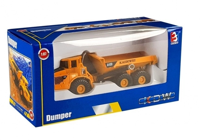 Metal Dump Truck with Moving Parts