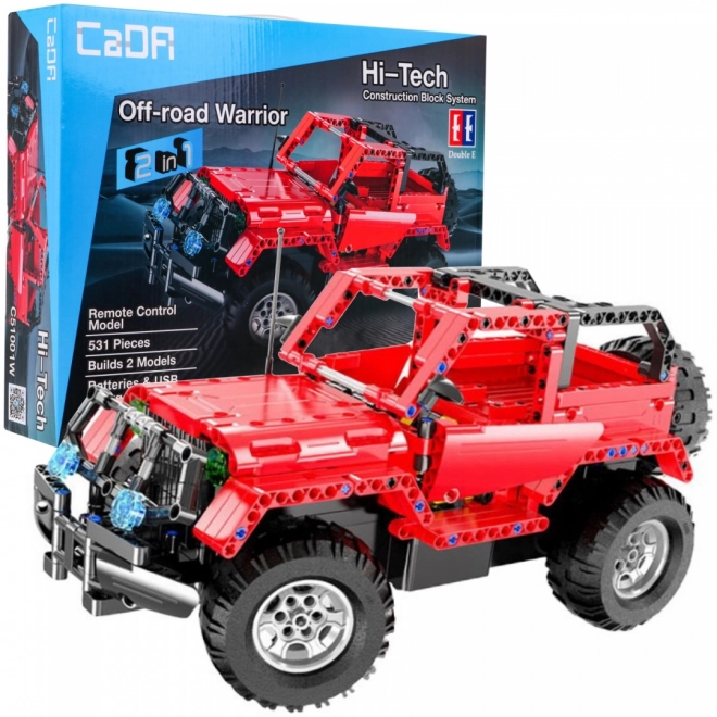 Remote Controlled Pickup 2-in-1 Building Blocks Set for Kids 6+