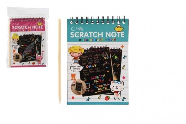 Colorful Scratch Notebook 10 Sheets