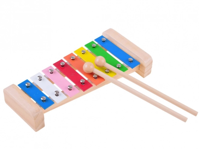 Colorful Wooden 4-in-1 Instrument Set for Kids