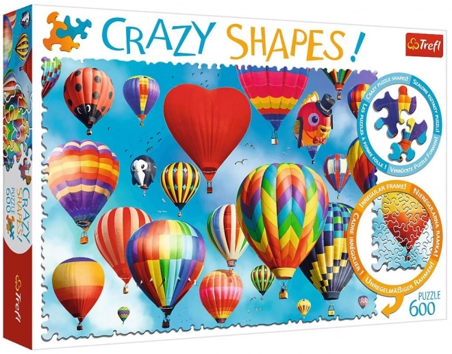 Crazy Shapes Colorful Balloons Jigsaw Puzzle 600 Pieces