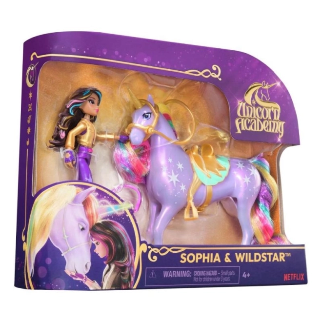 Unicorn Academy Figures Sophia and Wildstar