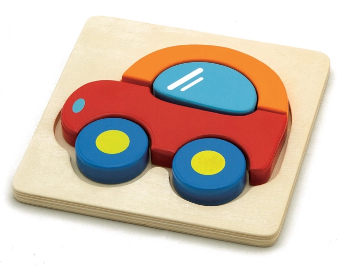 Wooden Car Puzzle for Kids