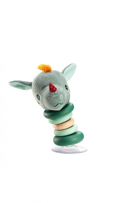 Rocking Rattle with Suction Cup - Dragon Joe