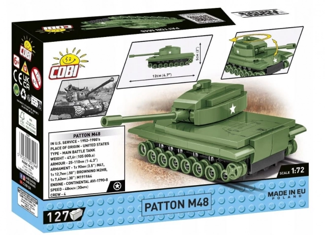 Cobi Mini M48 Patton Tank Building Set