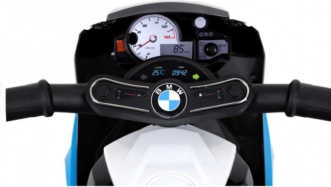 Battery-powered motor BMW S1000RR three-wheel blue