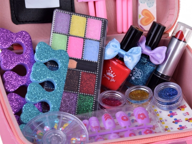 Charming Makeup and Nail Cosmetics Kit for Little Stylists