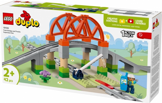 Lego Duplo Bridge and Train Tracks Expansion Set