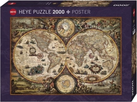 Carte du monde antique détaillée