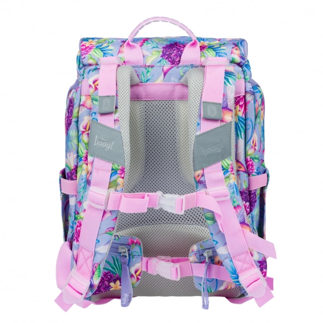 Baagl School Backpack Airy Hummingbird