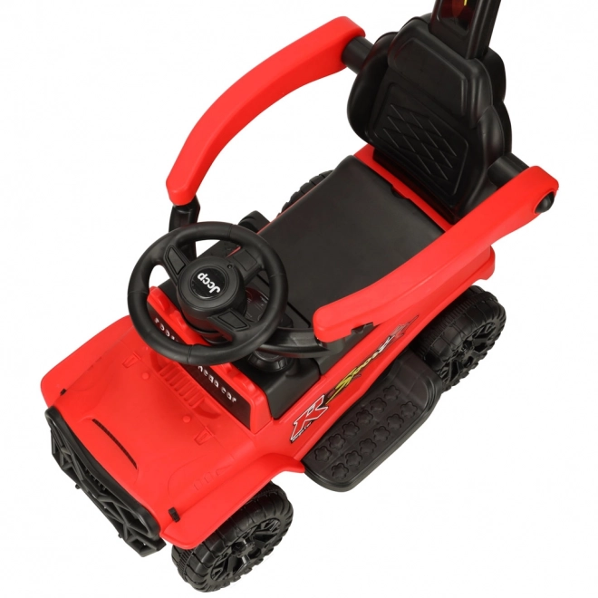 Ride-On Push Walker Off-Road Car with Sound and Lights Red