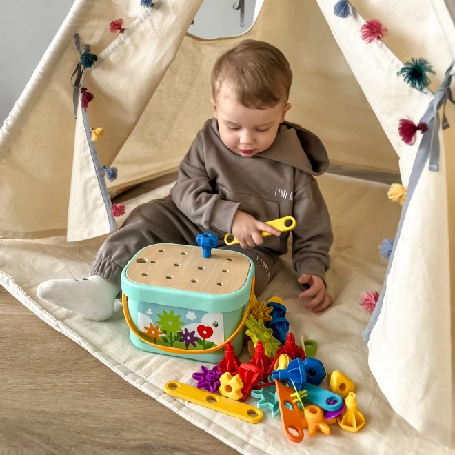 Montessori Motor Skills Box 12-in-1