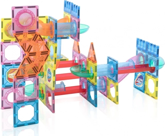 Moxy Magnetic Construction Set Magnetiles 96 Pieces